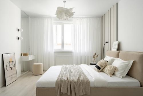 Светлый интерьер однокомнатной квартиры 38, 8 кв. 06