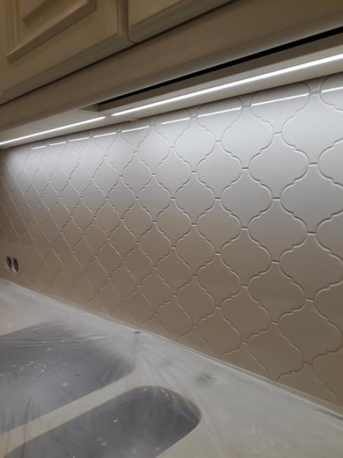 Установка фартука на готовую кухню. 05