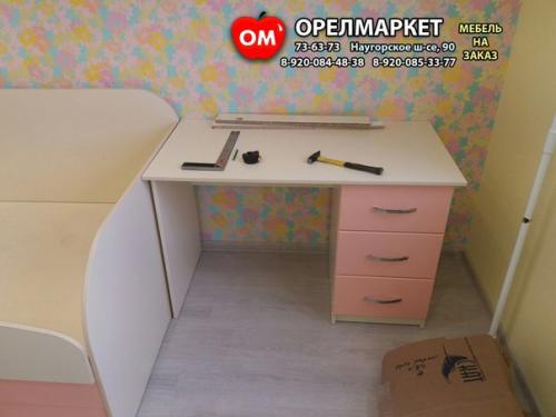 Детскую нашего производства в квартиру по улице Андрианова установили. 01