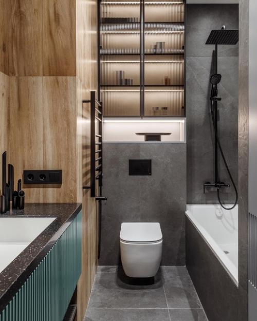 Проект квартиры площадью 38 м 2 от дизайнера Ольги Богаткиной. 05