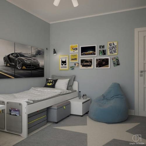 Дизайн проект просторной квартиры в пастельных оттенках. 06