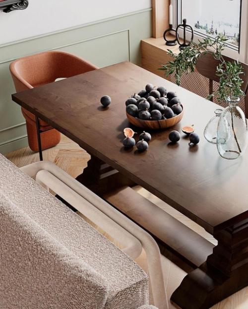 Мы предлагаем насладиться стильным интерьером кухни - гостиной. 03