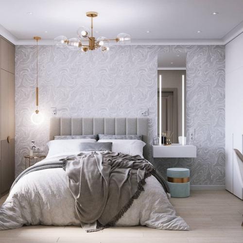 Дизайн - проект квартиры в спокойной цветовой гамме. 05