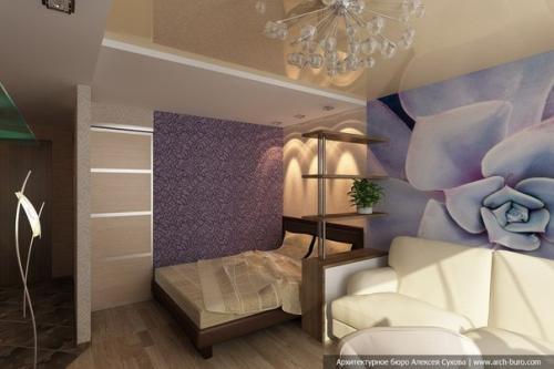 Дизайн - проект однокомнатной квартиры. 07