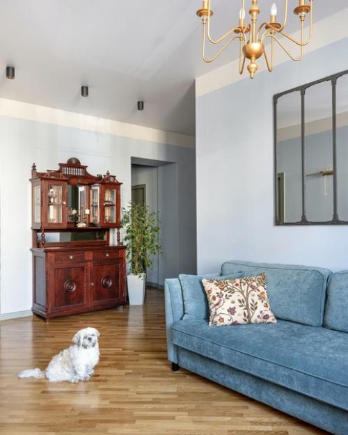 Реализованный интерьер квартиры, площадью 92 кв. 01