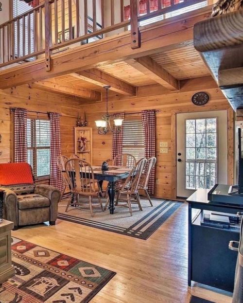 Шикарный деревянный домик. 01