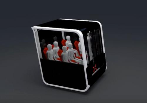 Модульная транспортация Next Future толпы собирает.