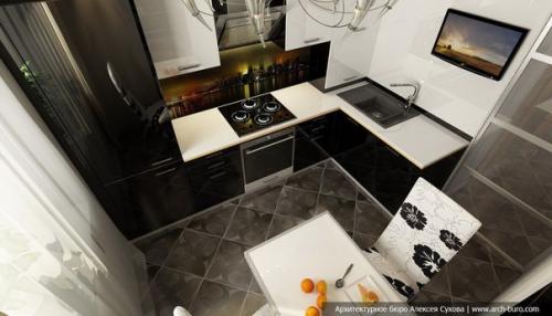 Дизайн - проект однокомнатной квартиры. 05