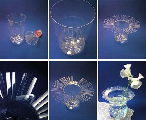 Поделки из пластиковых бутылок для дома и дачи, . 07