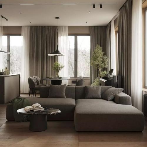 Темные цвета в интерьере могут вызывать споры, но советуем не бояться использовать их. 06