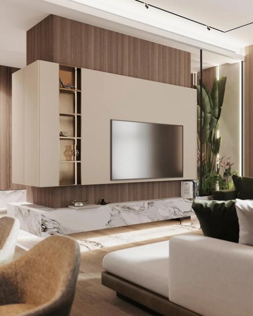 Модный интерьер гостиной: 9 ярких трендов 2023 года. 05 Модный интерьер гостиной: 9 ярких трендов 2023 года. 05