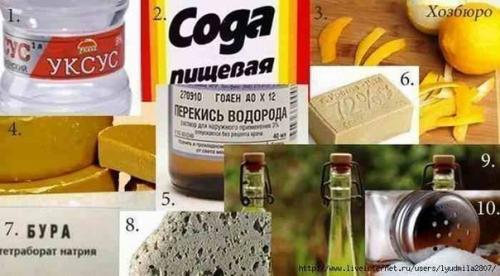 Замена бытовой химии.