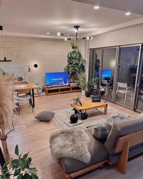 Квартиры в Японии с застекленными балконами и красивым интерьером выглядят очень элегантно и современно. 04