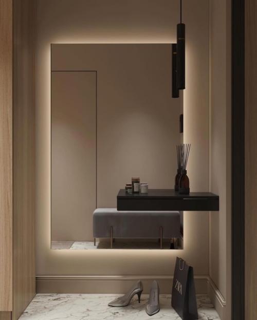 Два очаровательных примера оформления прихожей. 07