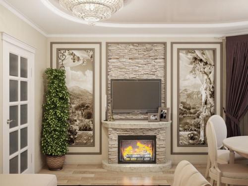 Интересный?  Дизайн интерьера кухни - гостиной? 02