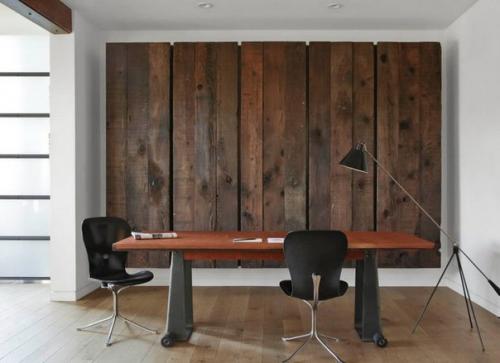 Отделка комнаты деревянными панелями: 07