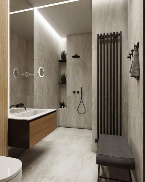 Заказчик хотел современный, технологичный и комфортный интерьер, оформленный в стиле минимализм. 06