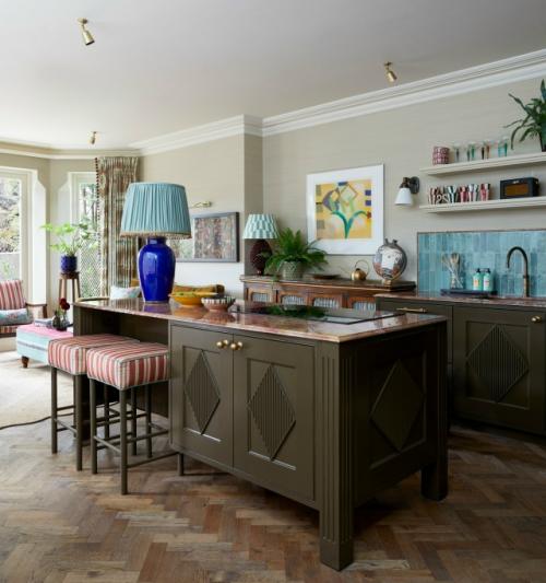 Терапия интерьером: красочная квартира в Лондоне. 01 Терапия интерьером: красочная квартира в Лондоне. 01