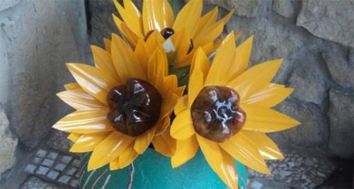 Поделки из пластиковых бутылок для дома и дачи, . 06