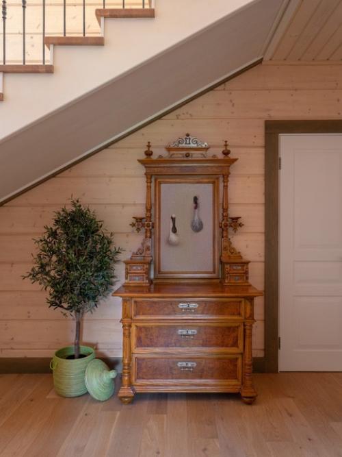 Уютный современный дом в стиле русской усадьбы в Талеже. 08