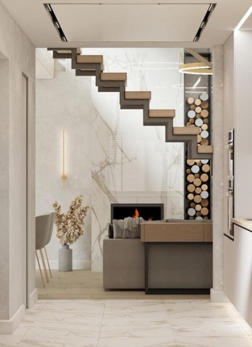 Кухня - гостиная со вторым светом - это много пространства и естественного света. 07