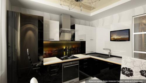 Дизайн - проект однокомнатной квартиры. 03