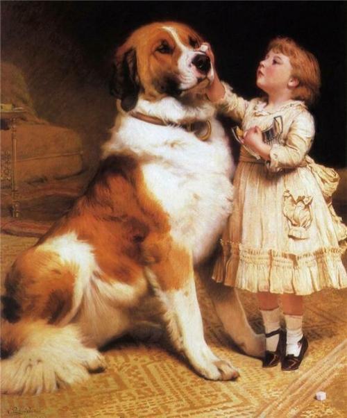 Собаки и дети: трогательные картины английского художника XIX века, на которых отображена вся палитра собачьих эмоций.

