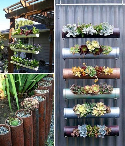 Полезные идеи.  Поделки из пластиковых труб. 05