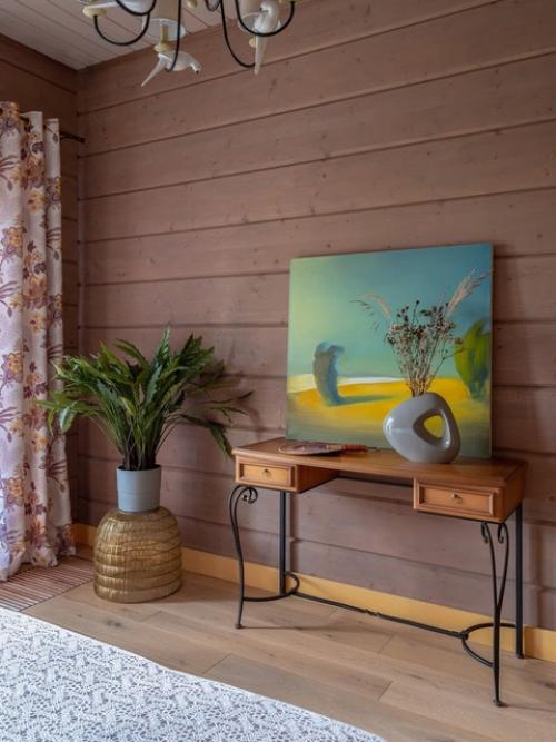 Уютный современный дом в стиле русской усадьбы в Талеже. 06