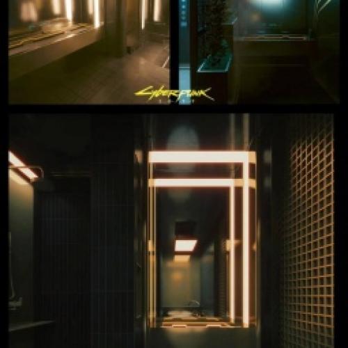 Настоящая фанатка Cyberpunk 2077 собирается сделать квартиру в стиле апартаментов из игры. 03