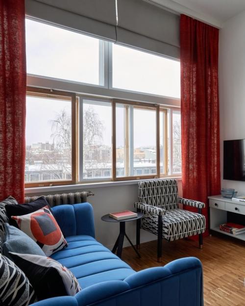 Интерьер двухуровневой квартиры - ячейки F в знаменитом доме наркомфина (памятник архитектуры конструктивизма 1920-х годов. 01