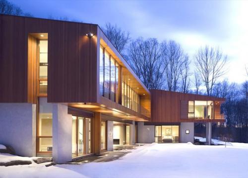 Дом в форме моста от Joeb Moore Partners Architects. 01