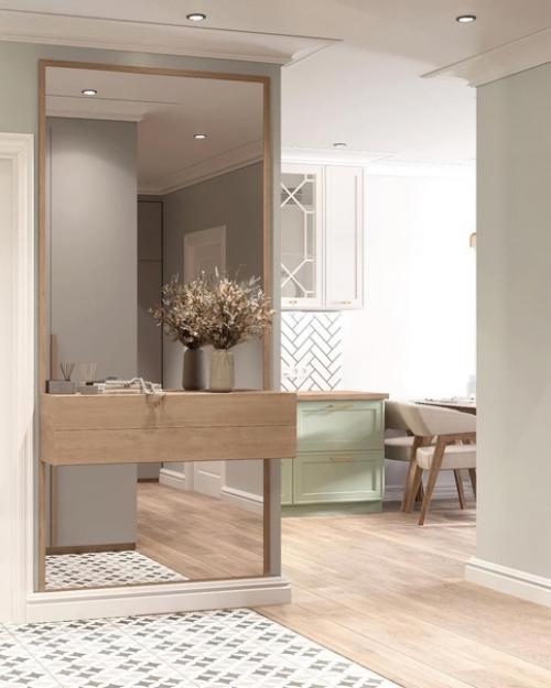 Два очаровательных примера оформления прихожей. 02