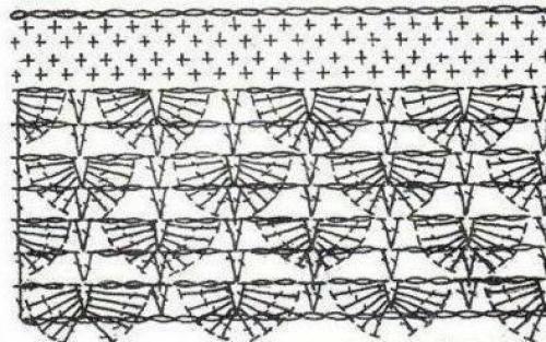 Вязание чешуйками.  Оригинальные идеи и схемы. 05