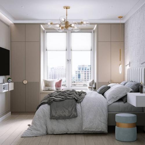 Дизайн - проект квартиры в спокойной цветовой гамме. 04