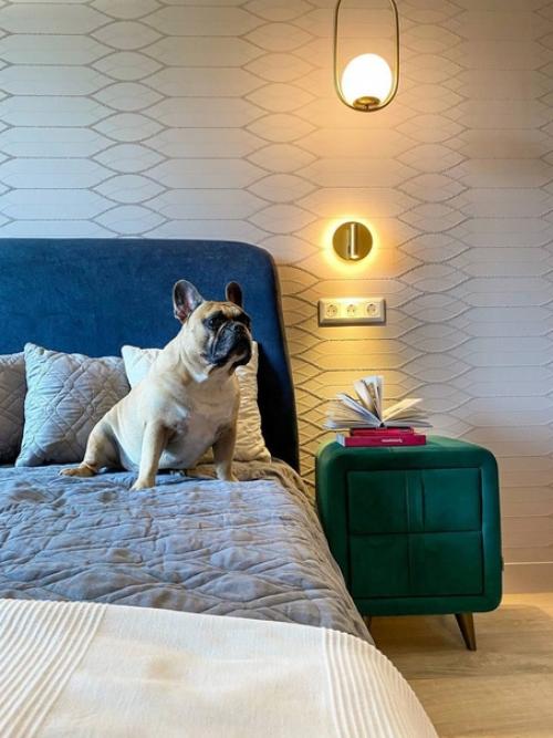 Насыщенный микс ярких цветов и эмоций в интерьере однокомнатной квартиры. 05