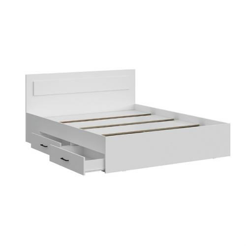 Кровать двойная с ящиками Бали, белый шагрень за 9590 р! 02