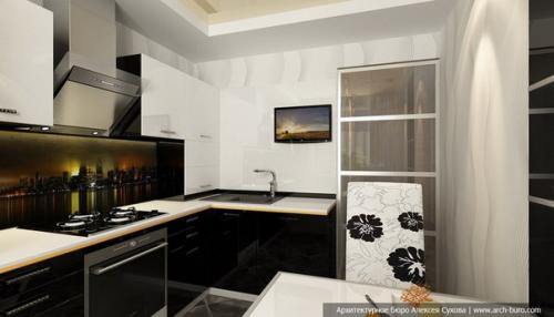 Дизайн - проект однокомнатной квартиры. 04