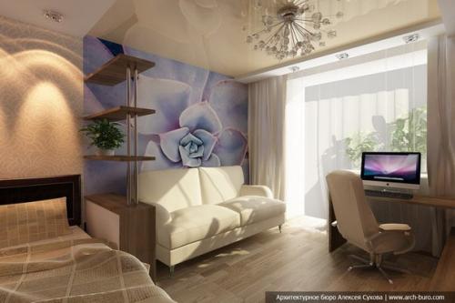 Дизайн - проект однокомнатной квартиры. 08