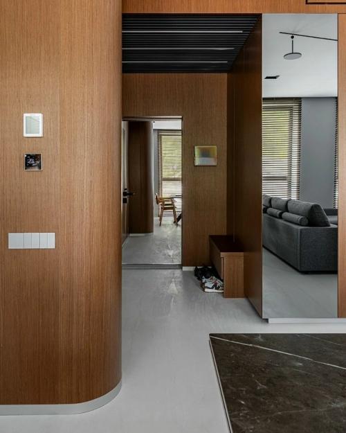 Денис спорыхин, архитектурная студия арх 2 о оформил интерьер квартиры площадью 59 кв. 05