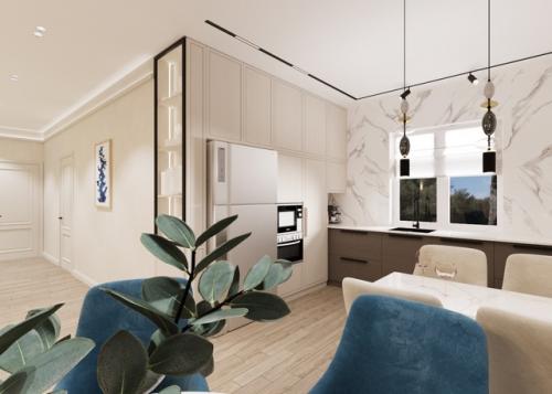 Кроме реализованных проектов у нас конечно же есть интерьеры в стадии проектирования. 02