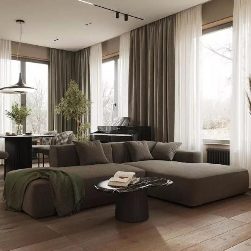 Темные цвета в интерьере могут вызывать споры, но советуем не бояться использовать их. 07