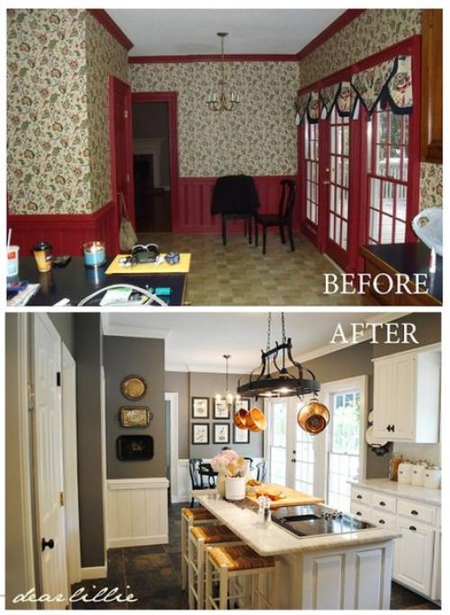 Фото удивительных преображений интерьера До и после. 06