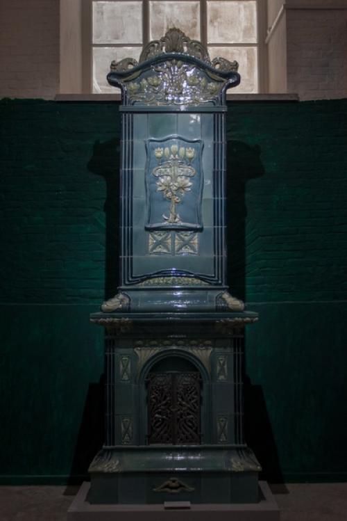 Саксония - печь, процесс росписи которой мы вчера показывали в посте. 01