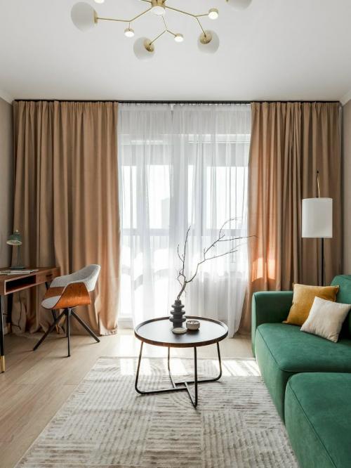 Лаконичная квартира с живыми акцентами. 01