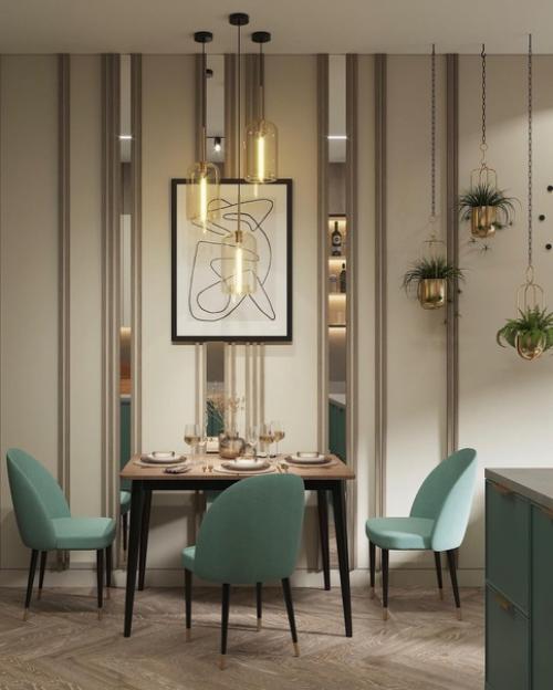 Интерьер кухни - гостиной (21, 2 кв. 05