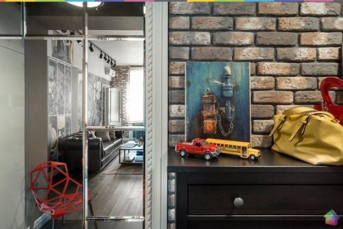 Квартира для молодой семьи с комиксом Хранители на стенах ч. 1. 09