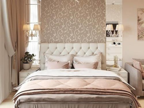 Очень нежные оттенки для спальни. 02