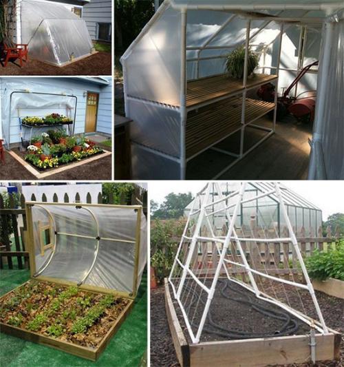 Полезные идеи: дачные поделки из пластиковых труб. 02