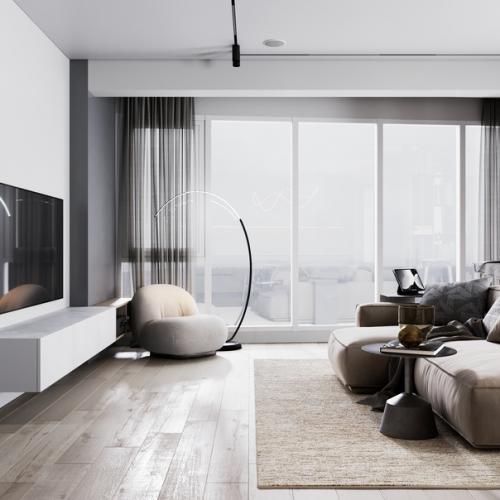 Проект интерьера, ЖК Сити Парк, Иркутск. 04